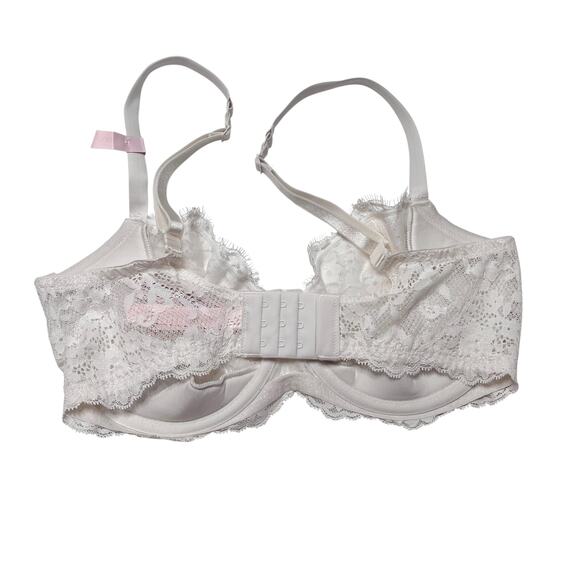 Victoria's Secret Wicked Twinkle Strap Unlined Lace Balconette Bra Size 34DDD - Picture 2 of 4